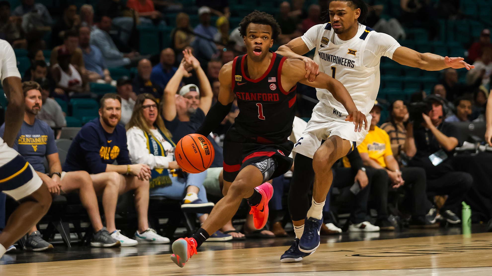 Okorie Scores 34, Season Ends at College Basketball Crown