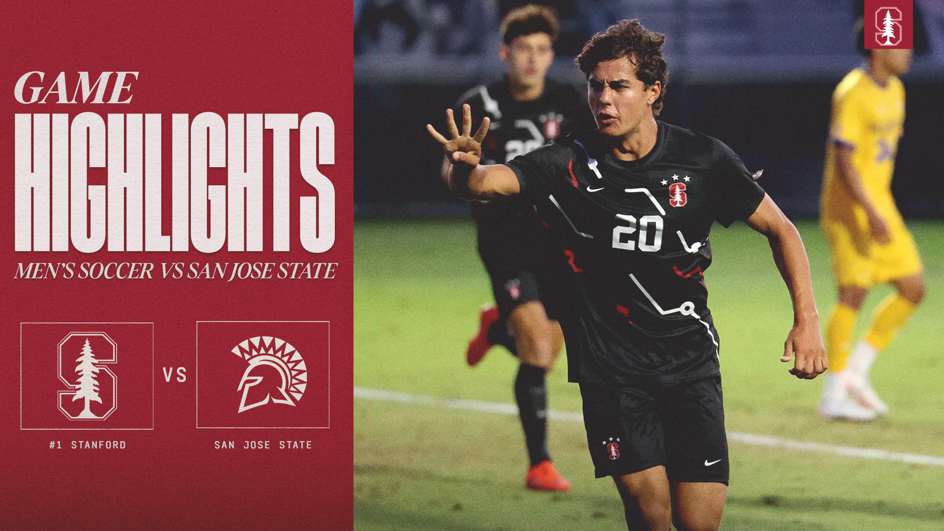 Highlights: No. 1 Stanford Men's Soccer vs. San Jose State (09/04/26)