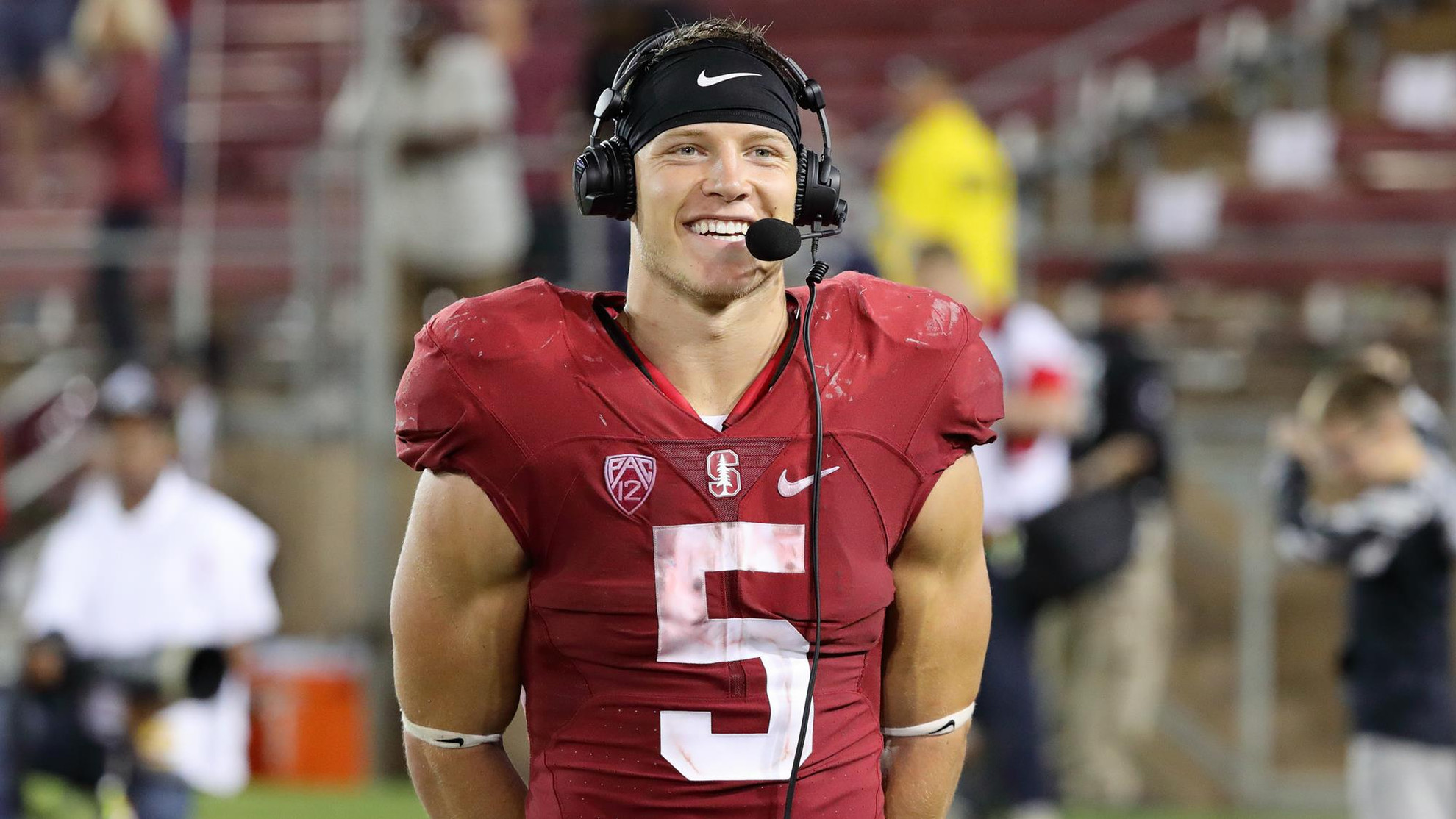 Christian McCaffrey 2015 action